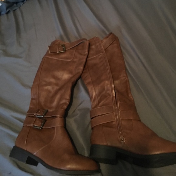Shoes - Tall brown boots